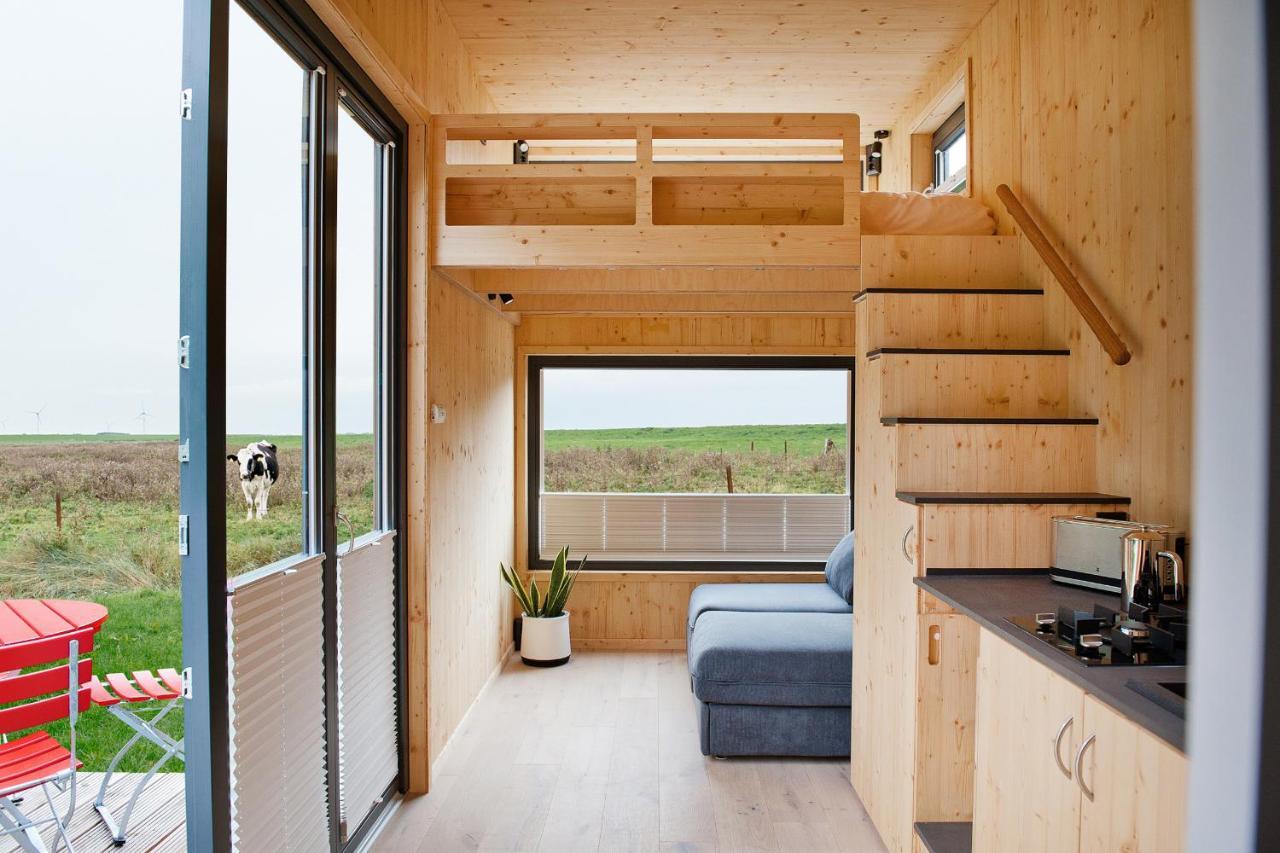 Tiny House Nature 13 Zur Kuhweide - Green Tiny Village Harlesiel 카롤리넨시엘 외부 사진
