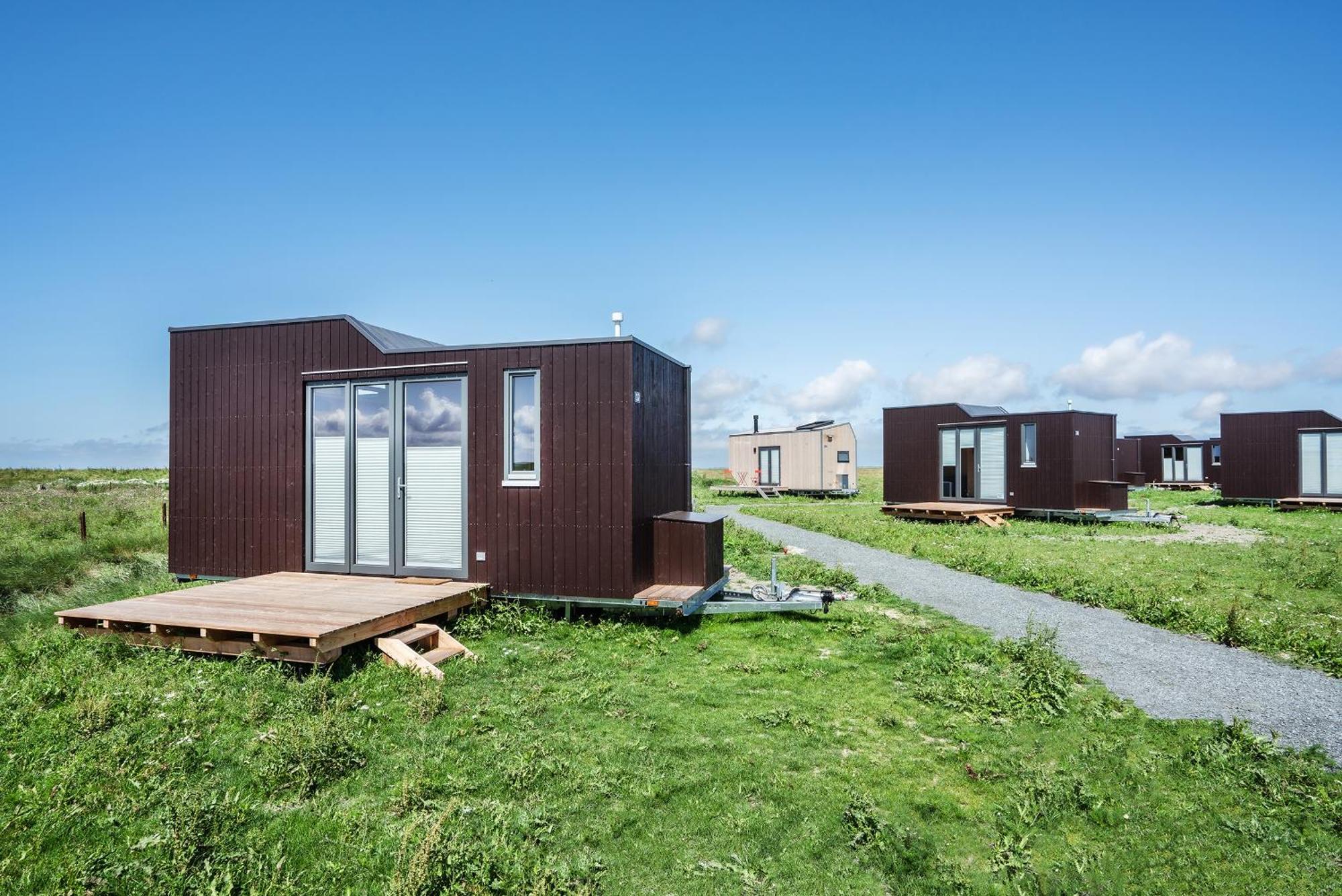 Tiny House Nature 13 Zur Kuhweide - Green Tiny Village Harlesiel 카롤리넨시엘 외부 사진