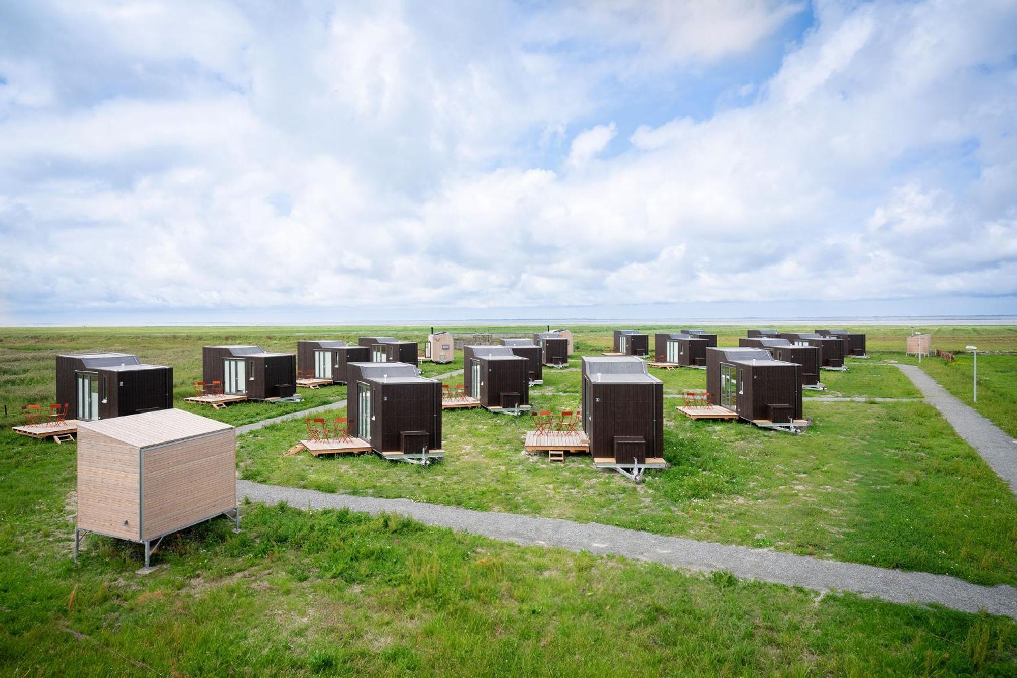 Tiny House Nature 13 Zur Kuhweide - Green Tiny Village Harlesiel 카롤리넨시엘 외부 사진